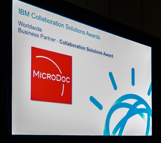 MicroDoc has been selected as the winner of IBMs prestigious award
